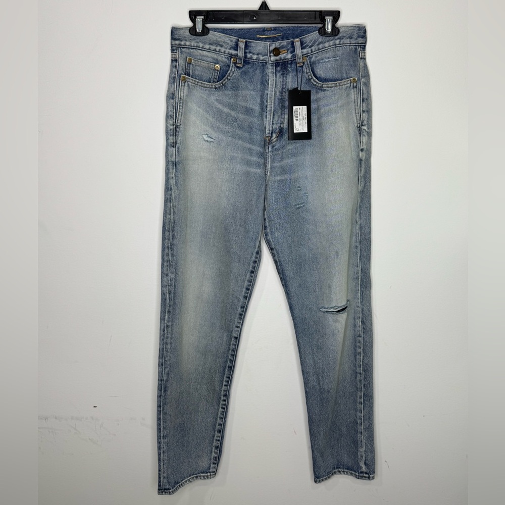 Saint Laurent Slim Fit Jeans Blue Women’s 31